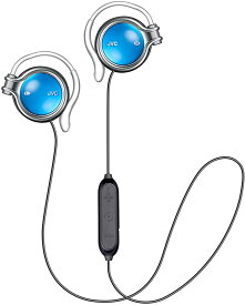 【Bluetooth5.0 耳掛け式 】 Bluetooth イヤホン 耳掛けヘッドホン 耳に塞がず 自動ペアリング JVC HA-AL102BT ワイヤレスイヤホン 耳掛け式/Bluetooth HA-AL102BT-S リモコン&マイクを搭載 色 ブルー