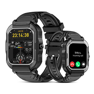 [Yaraso] X}[gEHb` RpKi 1.91C` ʘb@\t bZ[Wʒm Smart Watch GPS^L^ ʌv v rv jOEHb`iPhone&AndroidΉ ubN