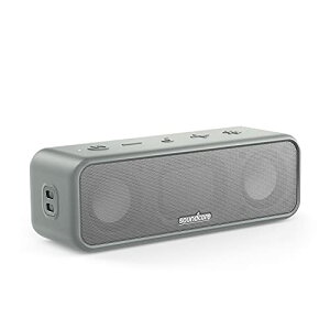 Anker Soundcore 3 Bluetooth Xs[J[/ IPX7 h/`^jEhCo[/USB-Cڑ/ 24ԘAĐ/ PartyCast@\/CŎgp\/v[gMtgɍœK/O[