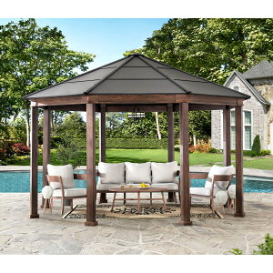 TWC DAYBREAK 8p` K[{ Sunjoy Daybreak 15x15 Octagon Gazebo