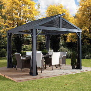 K[{ y1z GAZEBO OpTu IN^Si K[{ diy  SOJAG bV[i 10 x 14tB[g (3 x 4.2m) TVF^[ ubN