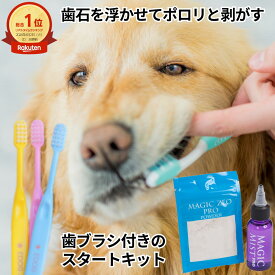 ＼スーパーSALE／ ペット用品 犬 マジックゼオ プロ 小型犬で1ケ月分 おやつプレゼント中 歯石取り 歯磨き粉 EDOGJAPAN 歯ブラシ3本セット 歯石 犬歯垢除去 犬 ゼオライト 猫 歯みがき はみがき マジックミ スト ハミガキ おすすめ magiczeo 歯ブラシケア