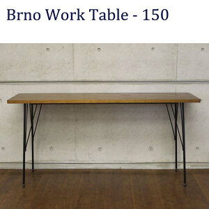 AT-1540(BR) Brno Work Table-150 �u���m ���[�N�e�[�u�� 150cm�� �u���E�� ���L�f�X�N �m�� ��Ɗ� ���� �_�C�j���O�e�[�u�� �H���� �H�� AY �G�[���C �y���������z