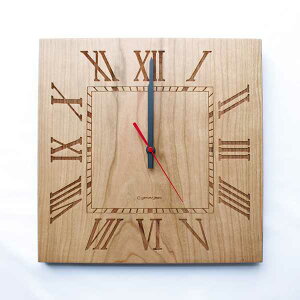 YK14-101 MUKU CHERRY ムク チェリー スタンダード数字 ローマ数字 掛け時計 ウォールクロック 壁掛け 木目 北欧 新築 引っ越し 新居 新店 プレゼント ヤマト工芸 yamato japan 【送料無料】