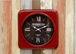 HLC216130K KENSINGTON STASTION Ǌ|v 5X35cm iron clock-red EH[NbN v[g 킢 Vz V Vw l炵  蕨 j
