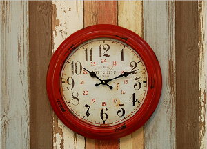 HLCQ183262G Ǌ|v 37cm Wall Clock-broken red EH[NbN v[g 킢 Vz V Vw l炵  蕨 j