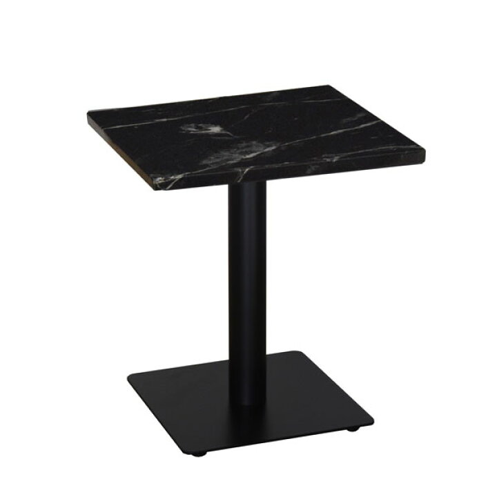 楽天市場】ボックステーブル 50x50cm BK脚 WH BK 大理石風柄 ラウンジ 