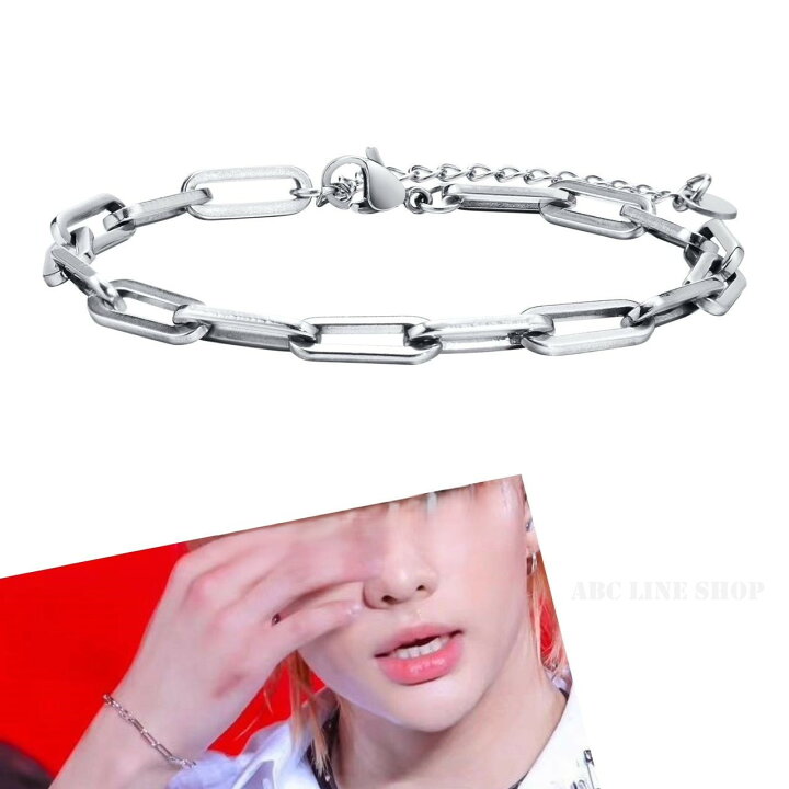 楽天市場】ブレスレット ヒョンジン stray kids お洒落 モチーフアクセ 
