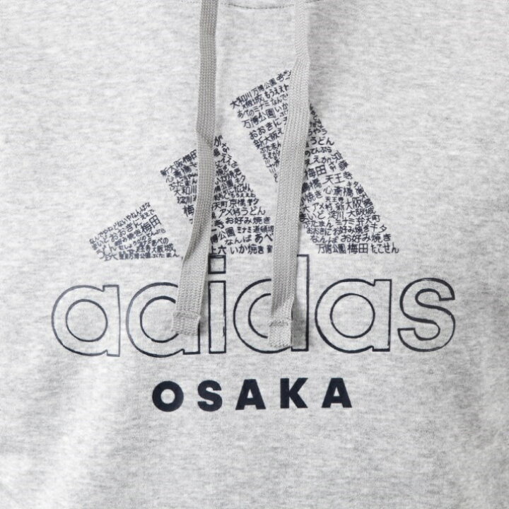 楽天市場 Adidas ウェア アディダス M Kc Hoodie Osk 大阪 スクロール パーカー Gk4670 Gry Abc Mart Sports