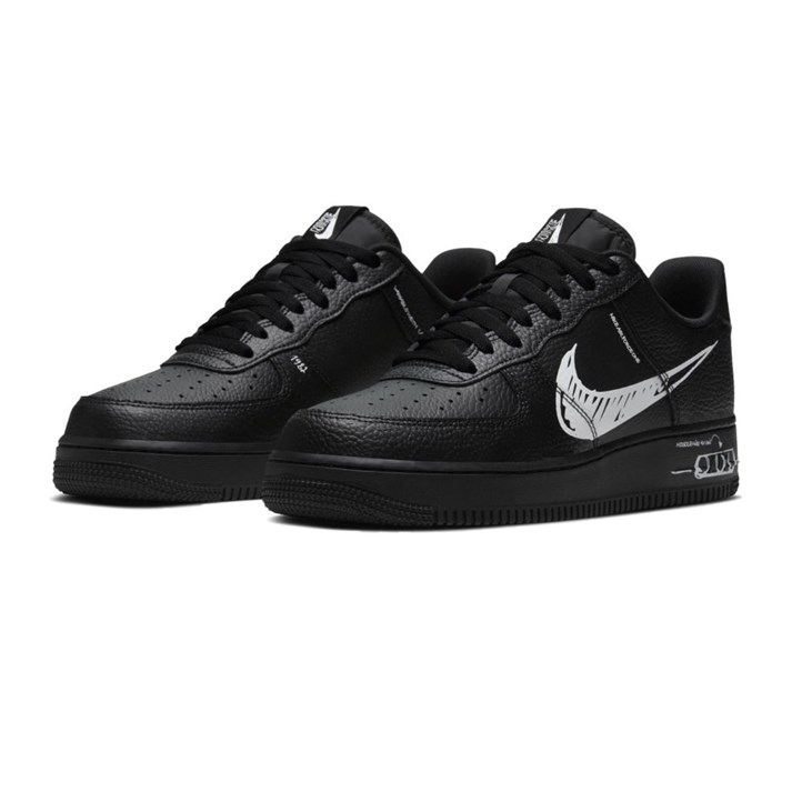 nike air force 1 lv8 utility black and white