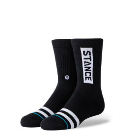 キッズ【STANCE SOCKS】 スタンス ソックス OG ST KIDS ソックス K526A20OGK#BLK BLACK