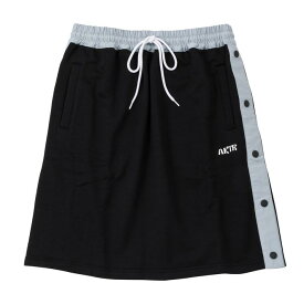 【AKTR】 W SIDE OPEN SKIRT スカート 220-091020 BLACK