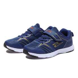 キッズ 【HAWKINS】 ホーキンス MACH.GT2022(16-22) キッズ ランニングシューズ HK86003M NAVY/GLD