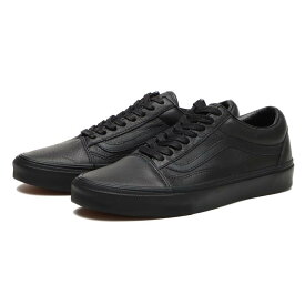 【VANS】 ヴァンズ OLD SKOOL オールドスクール VN0003Z6L3A (LEATHER) BLACK