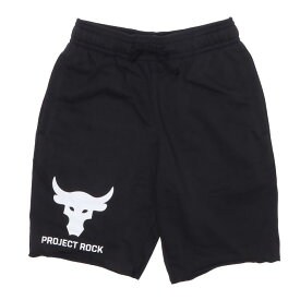 【UNDER ARMOURウェア】 アンダーアーマーウェア M UA Pjt Rock Terry Shorts スウェット M1377429 001BLK/WHT