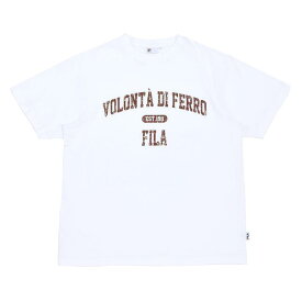 【FILA】 フィラ U FILA collegeTEE FM6496 ABC-MART限定 WHT