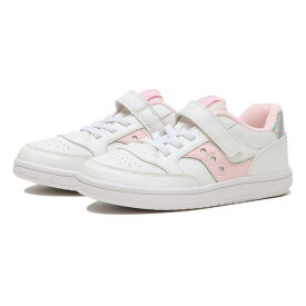 キッズ 【SAUCONY】 サッカニー (17-22)JAZZ COURT A/C ジャズコート SK167419 WHITE/PINK