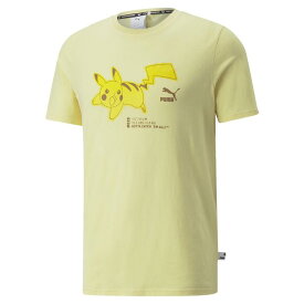 【PUMA】 プーマ M POKEMON TEE ショートスリーブ 536547 69PALE LEMON