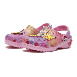 �L�b�Y �ycrocs�z �N���b�N�X 18-21 PIKACHU PINK CLS CLG K �L�b�Y�s�J�`���E�s���N�N���V�b�N�N���b�O 211229-90H