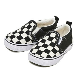 ベビー 【VANS】 SLIP ON (12-14) ヴァンズ スリッポン V98BABY BLK/WHT CHK