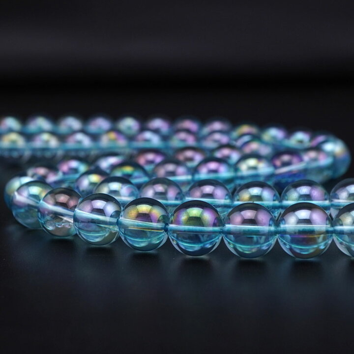 楽天市場】アクアオーラ 12mm 丸玉 ビーズ 1連売 38cm 石 連 オーラ 