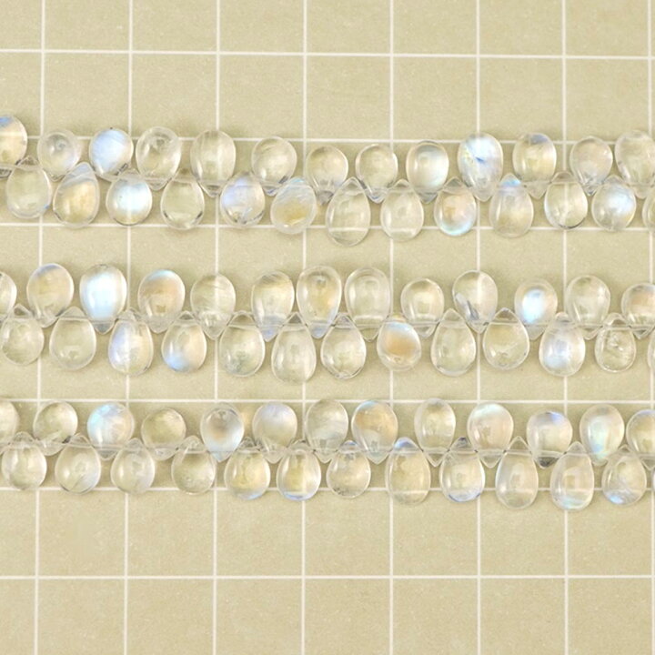 楽天市場】ブルームーンストーン 8×5×3-7×4×3mm ペアシェイププレーン 