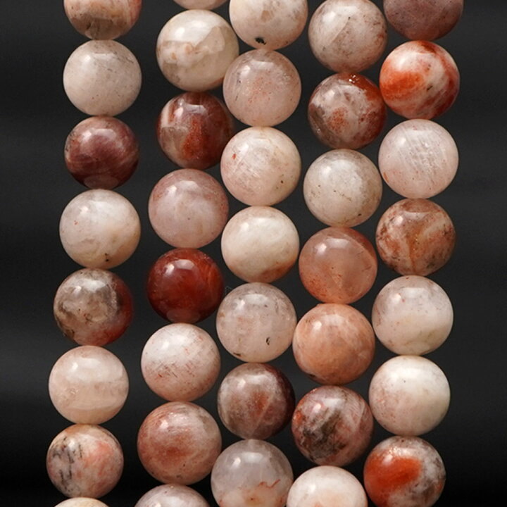 楽天市場】サンストーン 10mm 丸玉 ビーズ 連売り 約38cm ムーン  