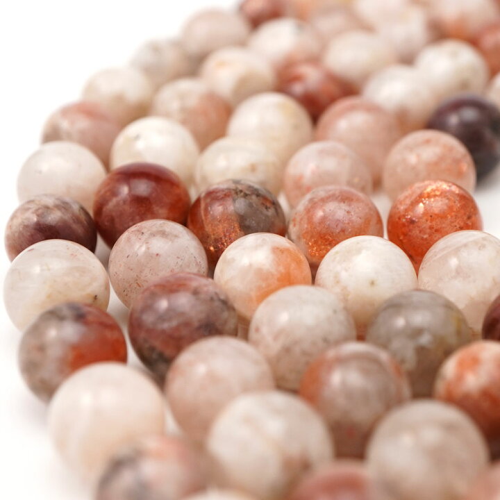 楽天市場】サンストーン 10mm 丸玉 ビーズ 連売り 約38cm ムーン  