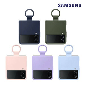 ���z�������� [SAMSUNG] Galaxy Z Flip4 ��p Silicone Cover with Ring EF-PF721 �P�[�X ���� �V���R���J�o�[WITH �����O ���i