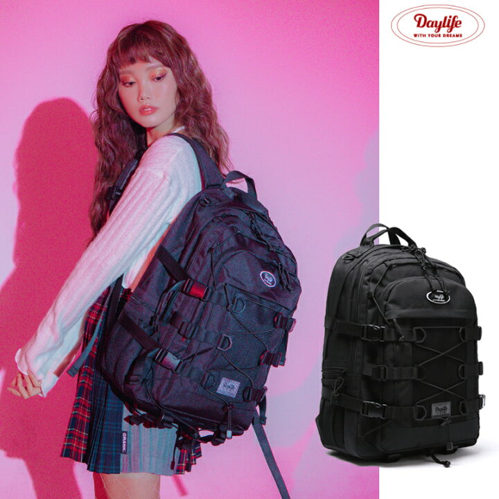 楽天市場 配送無料 Daylife Double String Backpack 21 新商品 デイライフ リュック 学生 バックパック レディース メンズ 韓国ファッション Abc Town