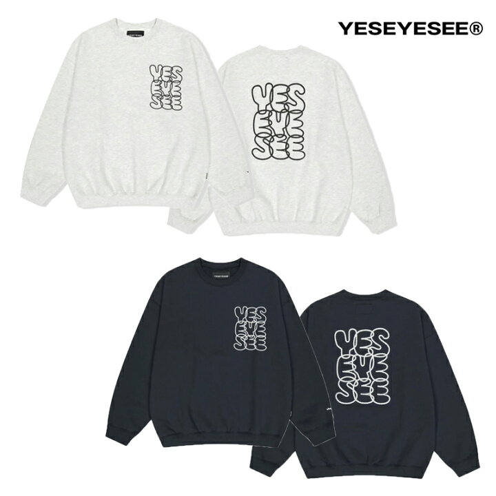 楽天市場】送料無料 YESEYESEE C-Logo Sweatshirt スウェット  