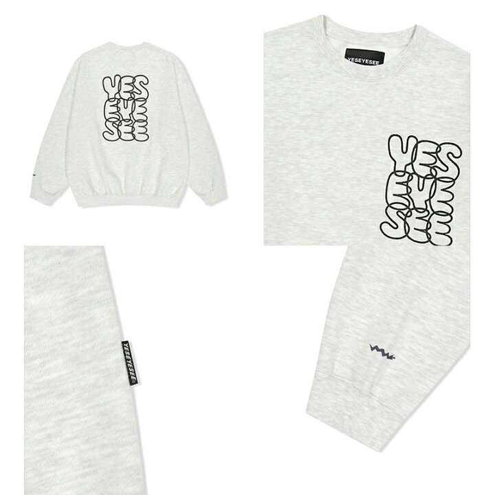 楽天市場】送料無料 YESEYESEE C-Logo Sweatshirt スウェット  