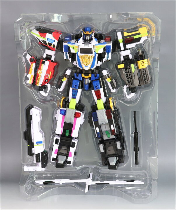 楽天市場】☆配送無料☆JUSTICE TITAN 最強警察 5段合体ロボット ミニ  