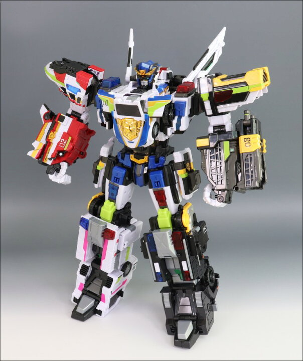 楽天市場】☆配送無料☆JUSTICE TITAN 最強警察 5段合体ロボット ミニ 