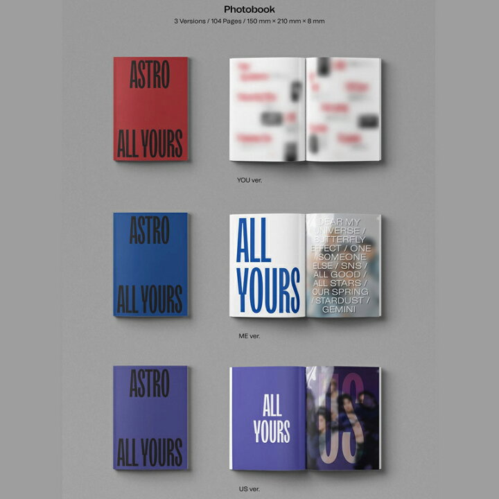 楽天市場】☆配送無料☆特典ポスター付き☆ ASTRO 2nd Full Album ALL 