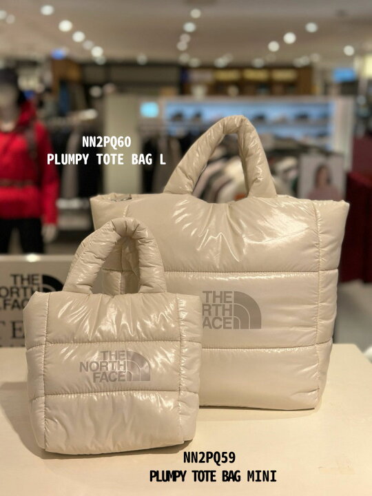 楽天市場】[THE NORTH FACE] NN2PQ60 PLUMPY TOTE BAG L 2024 トート  