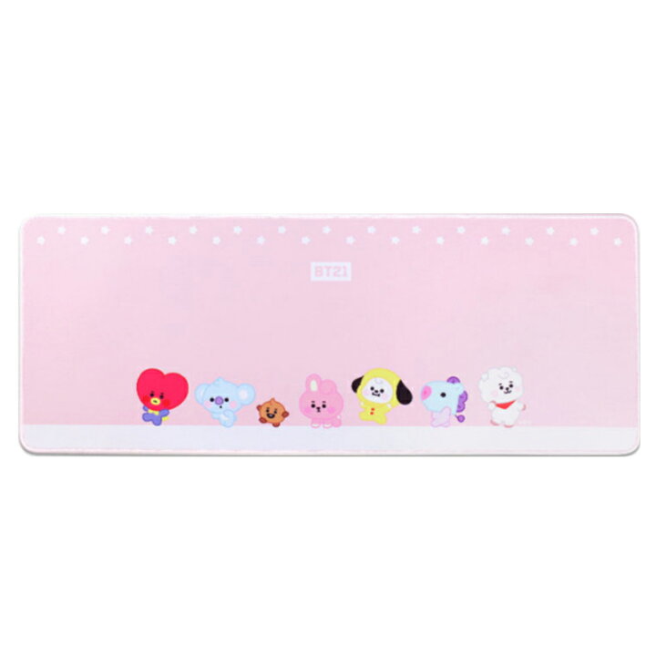 楽天市場 配送無料 Bt21正規品 Baby Long Mouse Pad ベビー ロング マウスパッド 韓国 Bts 公式 かわいい キャラクター Pc アクセサリー Abc Town