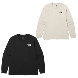 ★送料無料★[THE NORTH FACE] NT7TP01 KS COTTON STRETCH LSR TEE 長袖 Tシャツ ロングスリーブ 男の子 女の子 キッズ KIDS ジュニア ユニセックス カジュアル ラウンド 丸襟 ノースフェイス 新作 2023 人気 かわいい コーデ Uネック