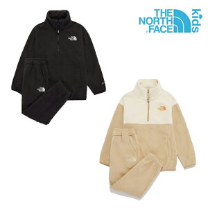 [THE NORTH FACE] K'S CAMPER FLEECE SET NT7TQ60 t[X g[i[ XEFbg XGbg Zbg ㉺ ZbgAbv  pc W[W g[jOpc WK[pc LbY j