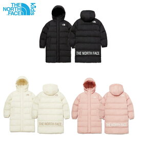 [THE NORTH FACE] K'S NEW PUFFY COAT NJ3NP50 ダウン ジャケット コート ジャンパー ロング オンボール キッズ KIDS 子供 女の子 男の子 ジュニア ヌプシ リモ フリース フード ホワイトレーベル WHITE LABEL ノースフェイス