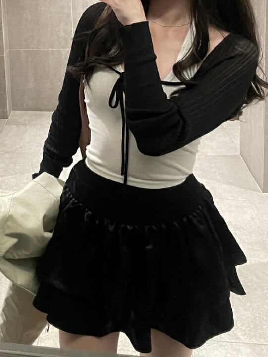 楽天市場】☆送料無料☆threetimes☆Ballerina skirt フレアスカート 