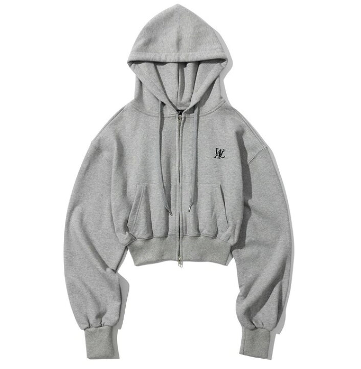 楽天市場】☆配送無料☆[WOOALONG] Signature crop hood zip-up 