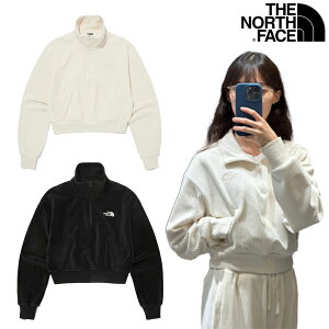 THE NORTH FACENM5MQ82 W'S SWIFT VELOUR HALF ZIP XEFbg g[i[ XGbg n[tWbvAbv AmbN p[J[ Y fB[X ؍ p nClbN [YtBbg z