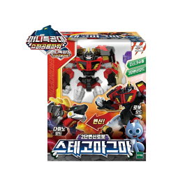 ★配送無料★ Stegomagma スーパー恐竜パワー ステゴマグマ 2段合体ロボット　ミニ特攻隊 MINI FORCE 子供の日 韓国 おもちゃ 子供 男の子 ロボット 女の子