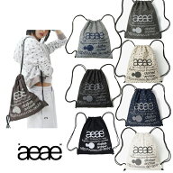 配送無料 [AEAE] WEB LOGO DOT/CHECK/SOLID/FLOWER/STELLA GYM SACK エーイーエーイー 巾着 カバン バッ…