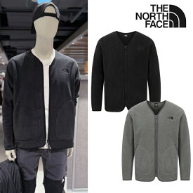 ★配送無料★ THE NORTH FACE NJ4FR52 ACAMPO CARDIGAN メンズ 保温 軽量 フリース Vネック フルジップ ソフトタッチ 秋冬 通勤通学 ブラック グレー 快適 着回し 日常 暖かい 便利 柔らか ソフト