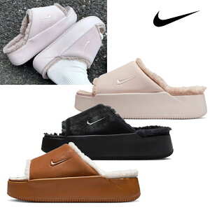 z [NIKE] HV8560 Calm Elevation Fur Womens Slides 25FW V {At[XCjO \[ ~Xb| ӂӂ킠 [V[Ygł fC[ɗ₷ꑫ 