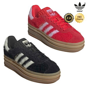 ���z�������� [ADIDAS] JS3905 JS3907 GAZELLE BOLD W ���� �X�G�[�h 3�X�g���C�v ���[�J�b�g ���o�[�\�[�� �N�b�V���� �O���b�v �؍� ���ꂢ�� �J�W���A�� ���f�B�[�X �����Y �R�[�f��� �\�b�N�X �p��