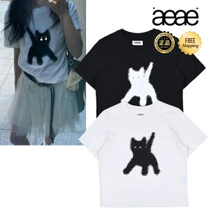 ���z�������� [aeae] FLASHED CATS EYE CROP T SHIRTS ���t���N�^�[ �L�A�C ���˃v�����g �N���b�v ���� ���f�B�[�X �؍� �t�� �X�g���[�g �f�C���[ �V���v�� ���� �V���[�g�� �J�W���A�� �g�����h �g