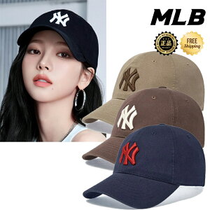 ���z�������� [MLB KOREA] 3ACP6601N Ace Unstructured Ballcap NY aespa KARINA���p �[�߃t�B�b�g ���猩�� �R�b�g�� �h�J���S �J�[�u�o�C�U�[ �T�C�Y���� ���߃x���g �V���v�� �ʋΒʊw ���s ��Ԑl�C �R�[�f